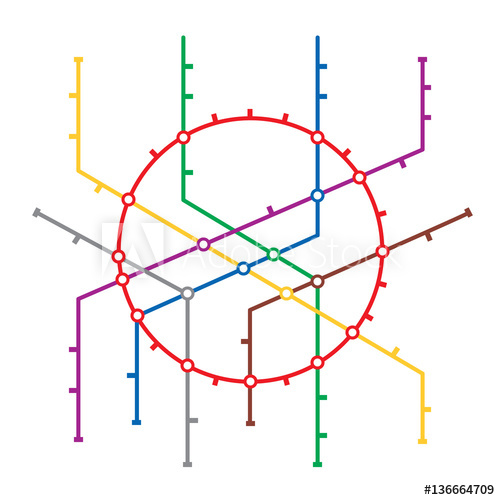 Subway Map Vector At Vectorified.com | Collection Of Subway Map Vector ...