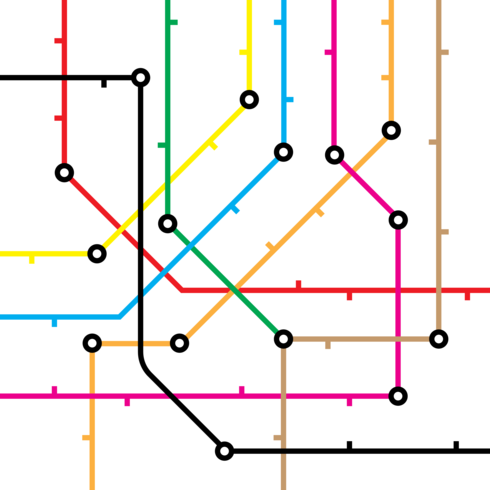 490x490 Tube Map Vector