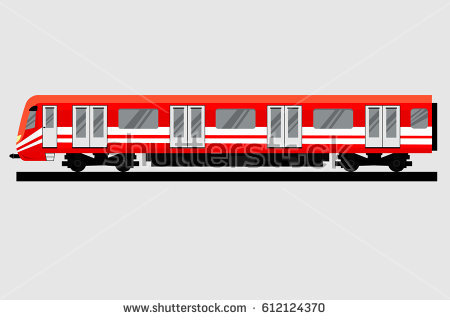 450x320 Metro Train Clipart