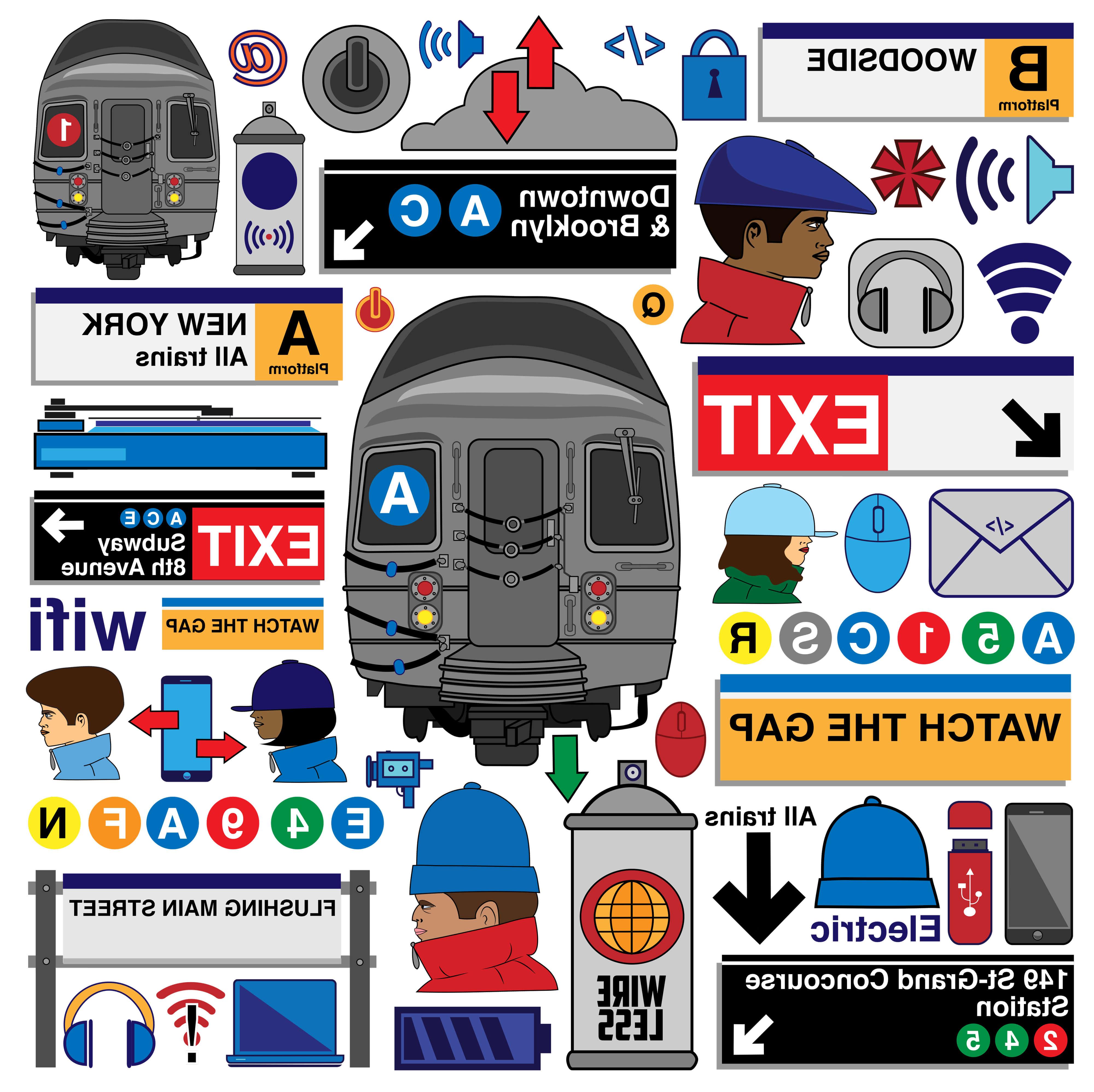 4000x3994 Best Hd Vector Subway Train New York Vector Photos Free Vector