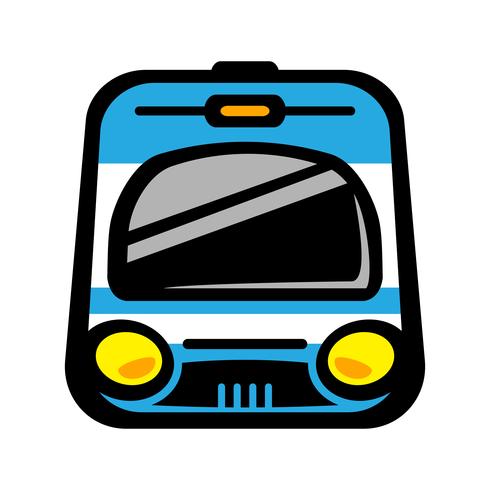 490x490 Subway Train Light Rail Car Vector Icon