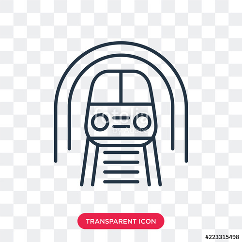 500x500 Subway Vector Icon Isolated On Transparent Background, Subway Logo
