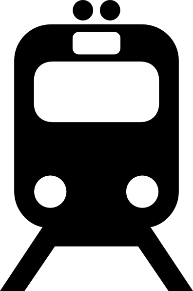 396x596 Tram Train Subway Transportation Symbol Clip Art Free Vector