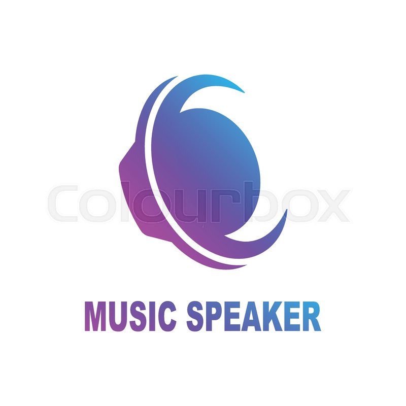 800x800 Speaker Sound Logo Sound Speaker And Stock Vector Colourbox