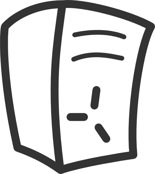 534x599 White Subwoofer Vector Clip Art