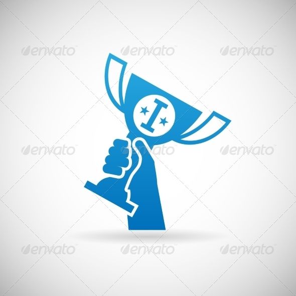 Success Achievement Symbol Hand Raises Prize Award Cup Icon Design 590x590 Success Achievement Symbol Hand Raises Prize Award Cup Icon Design