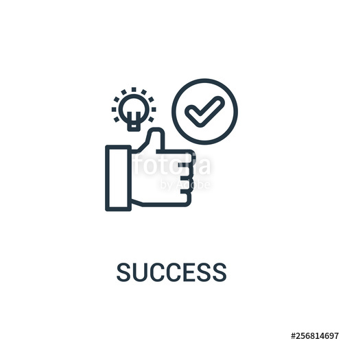 Success Icon Vector From Seo Collection Thin Line Success Outline 500x500 Success Icon Vector From Seo Collection Thin Line Success Outline