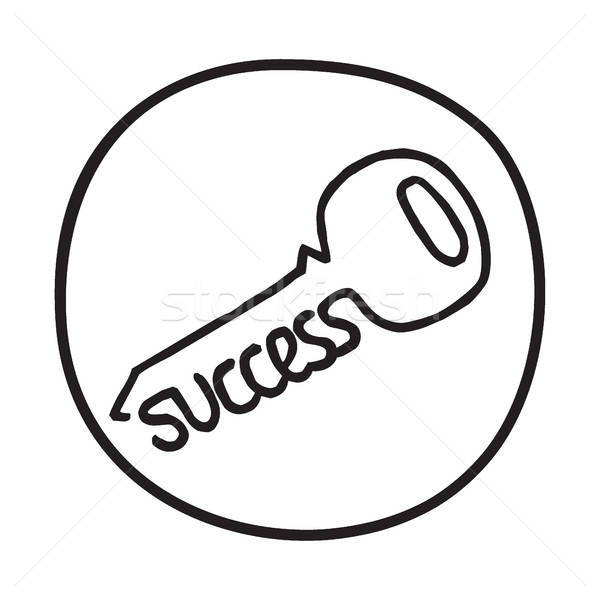 Doodle Key To Success Icon Vector Illustration Pakete 600x600 Doodle Key To Success Icon Vector Illustration Pakete