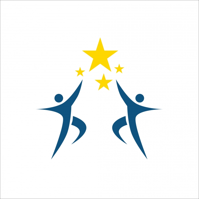 640x640 Reach Star Success Logo Design Vector Template For Free Download