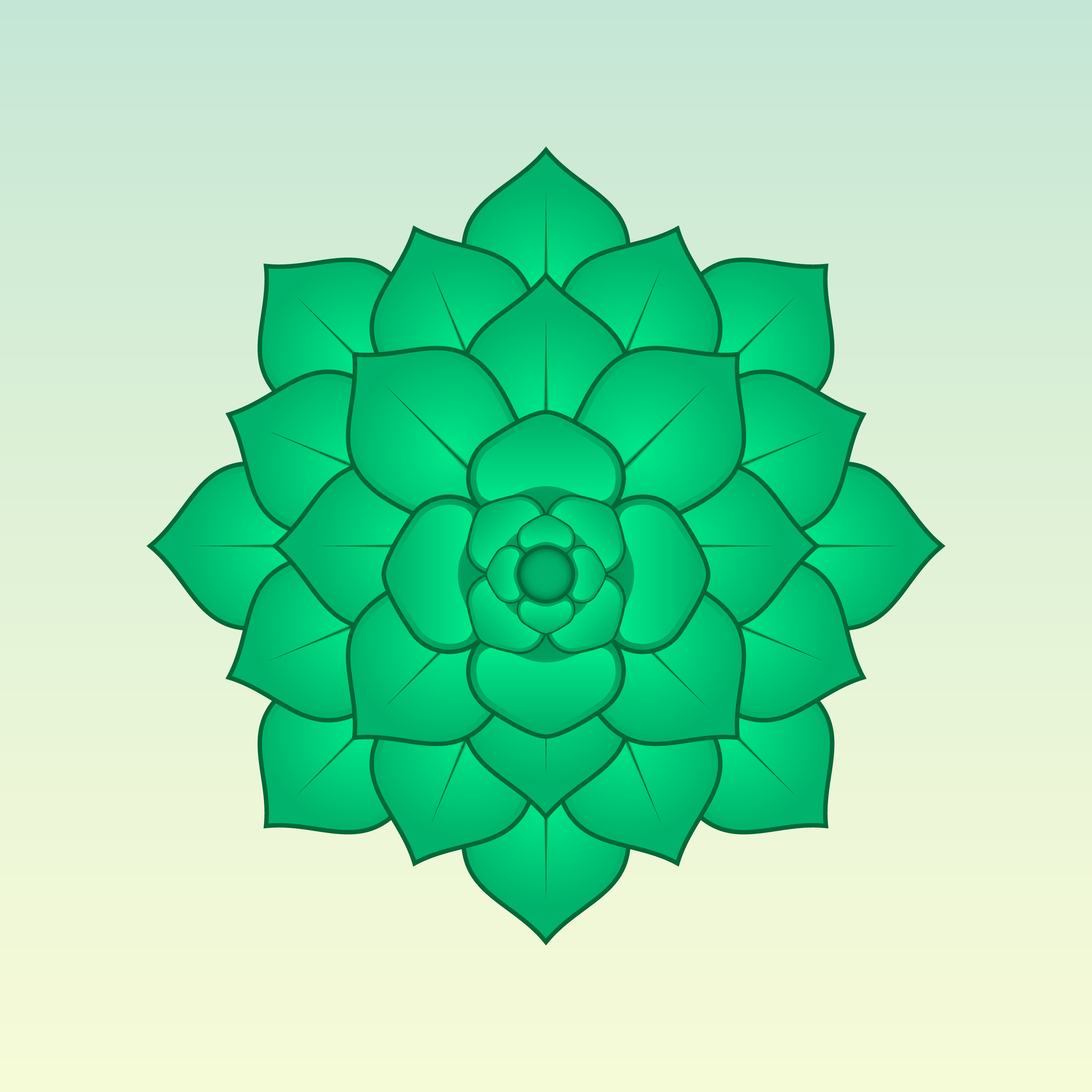 2800x2800 Echeveria Free Vector Art