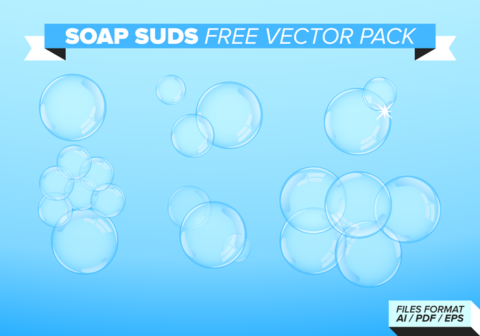 700x490 Soap Suds Free Vector Pack