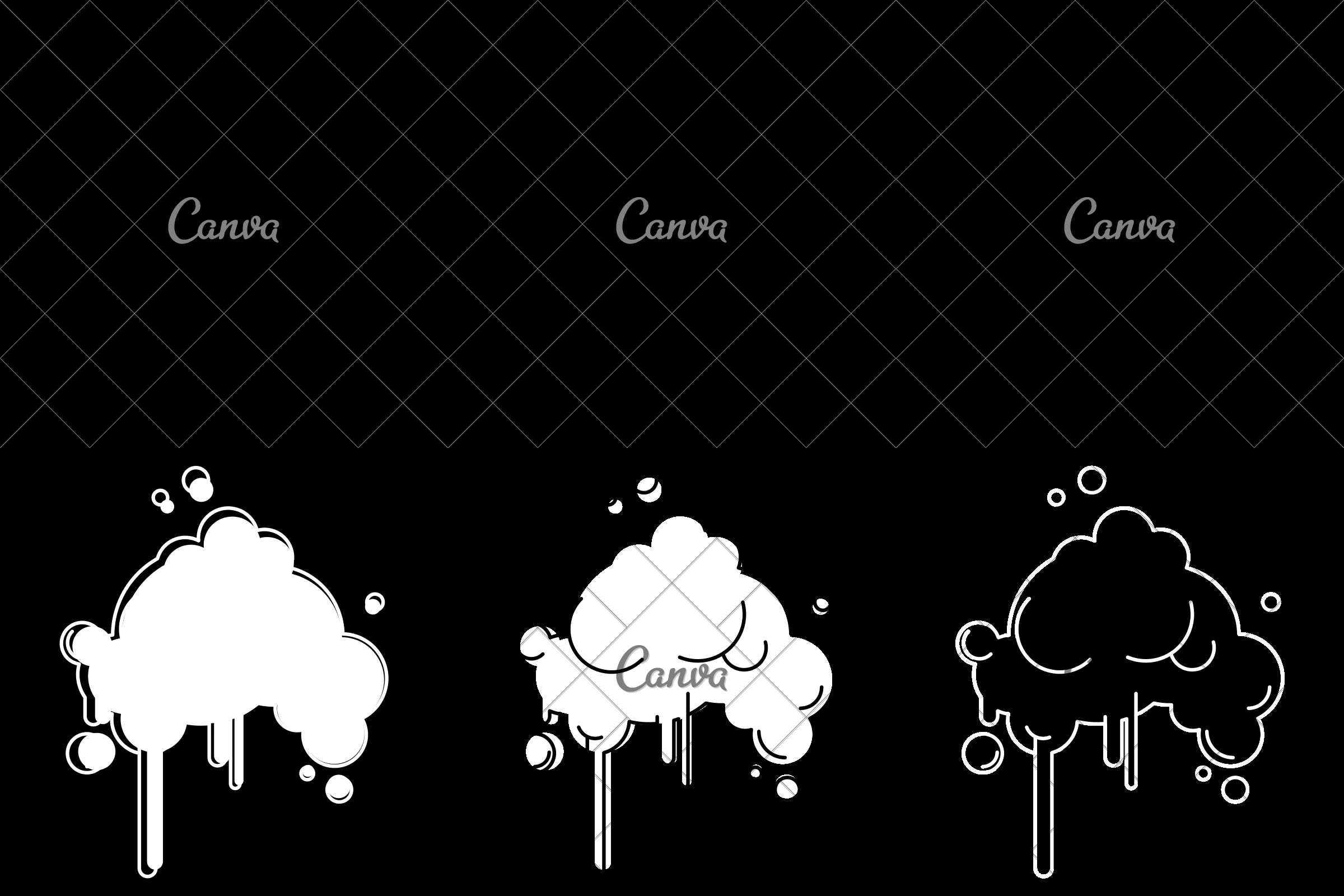 2400x1600 Suds And Bubbles Vector Illustration