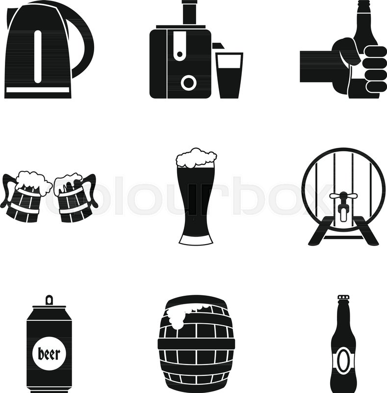789x800 Suds Icons Set Simple Set Of Suds Stock Vector Colourbox