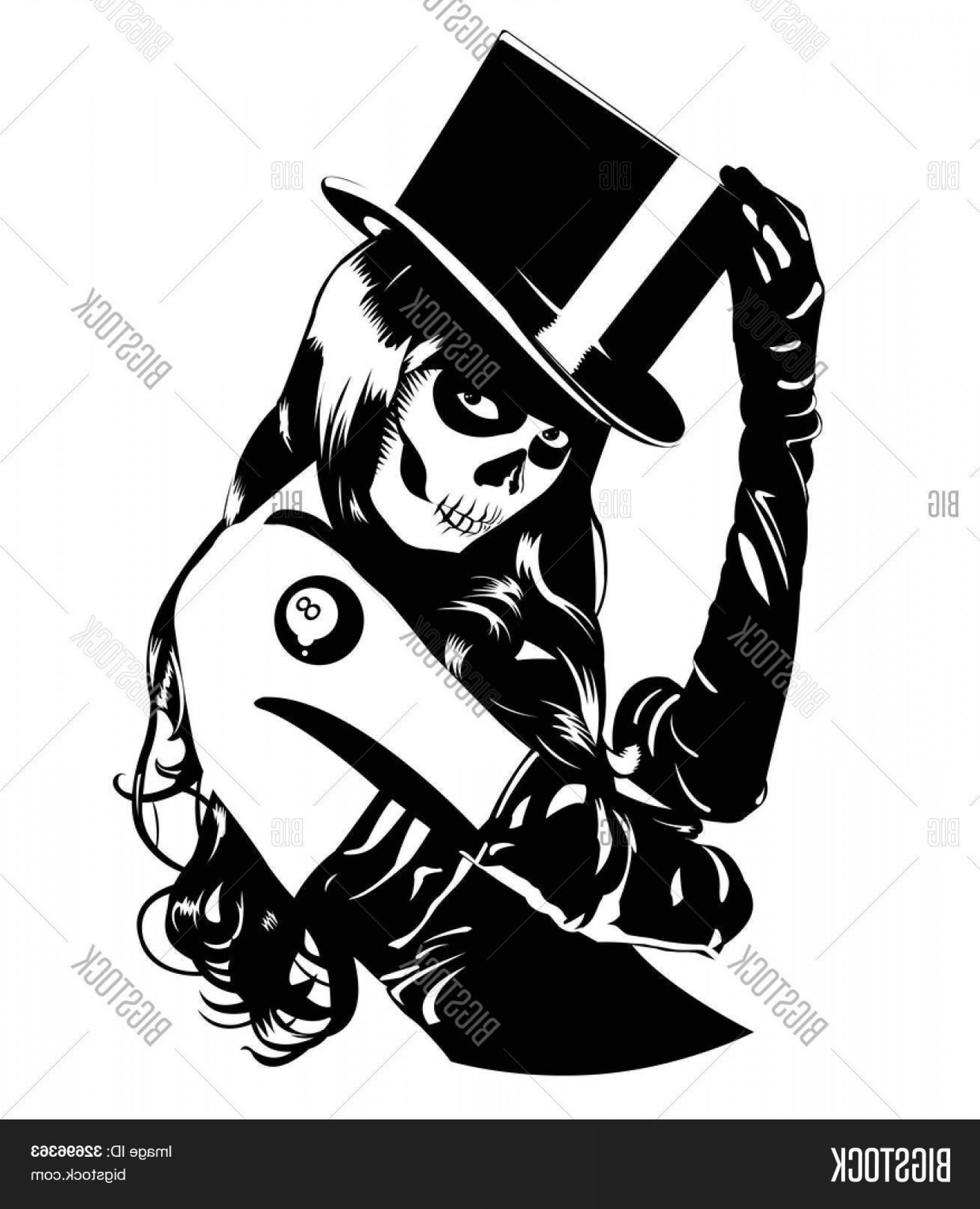 Girl Skull Vector Art Soidergi 1576x1944 Girl Skull Vector Art Soidergi