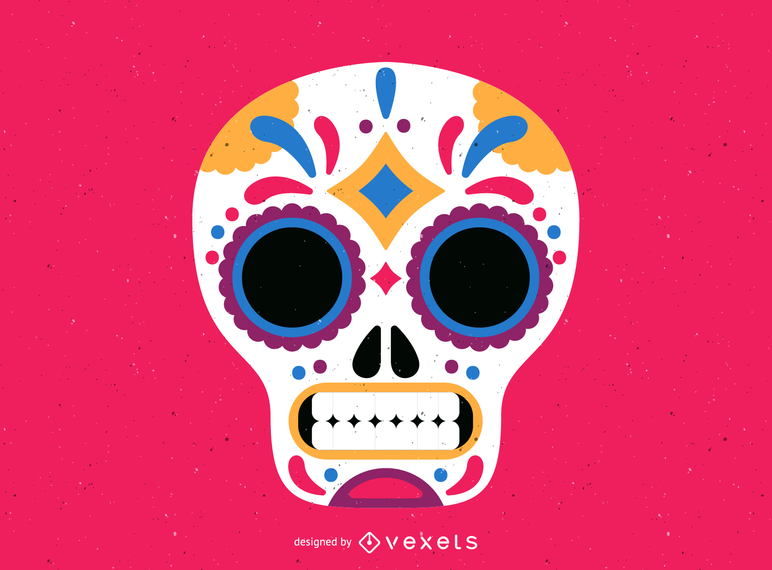 Sugar Skull Vector 772x570 Sugar Skull Vector