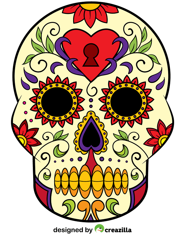 Sugar Skull Free Download Creazilla 625x800 Sugar Skull Free Download Creazilla