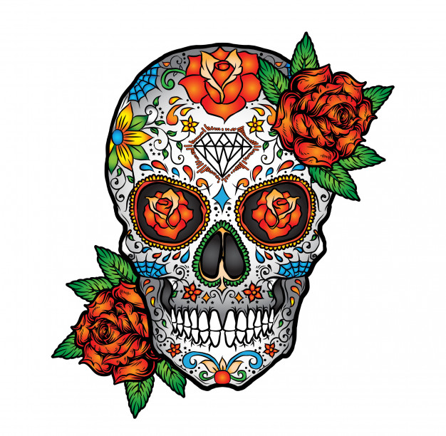 Sugar Skull Vector Vector Premium Download 626x612 Sugar Skull Vector Vector Premium Download