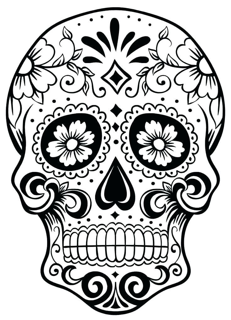 Sugar Skull Vector Free at Vectorified.com | Collection of Sugar Skull ...