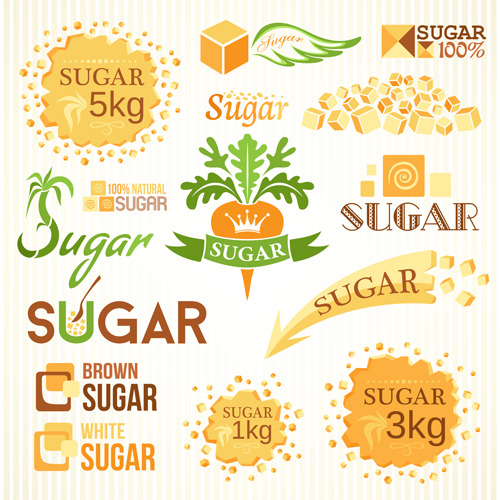 Sugar Labels With Logos Vector Material Free Download 500x500 Sugar Labels With Logos Vector Material Free Download