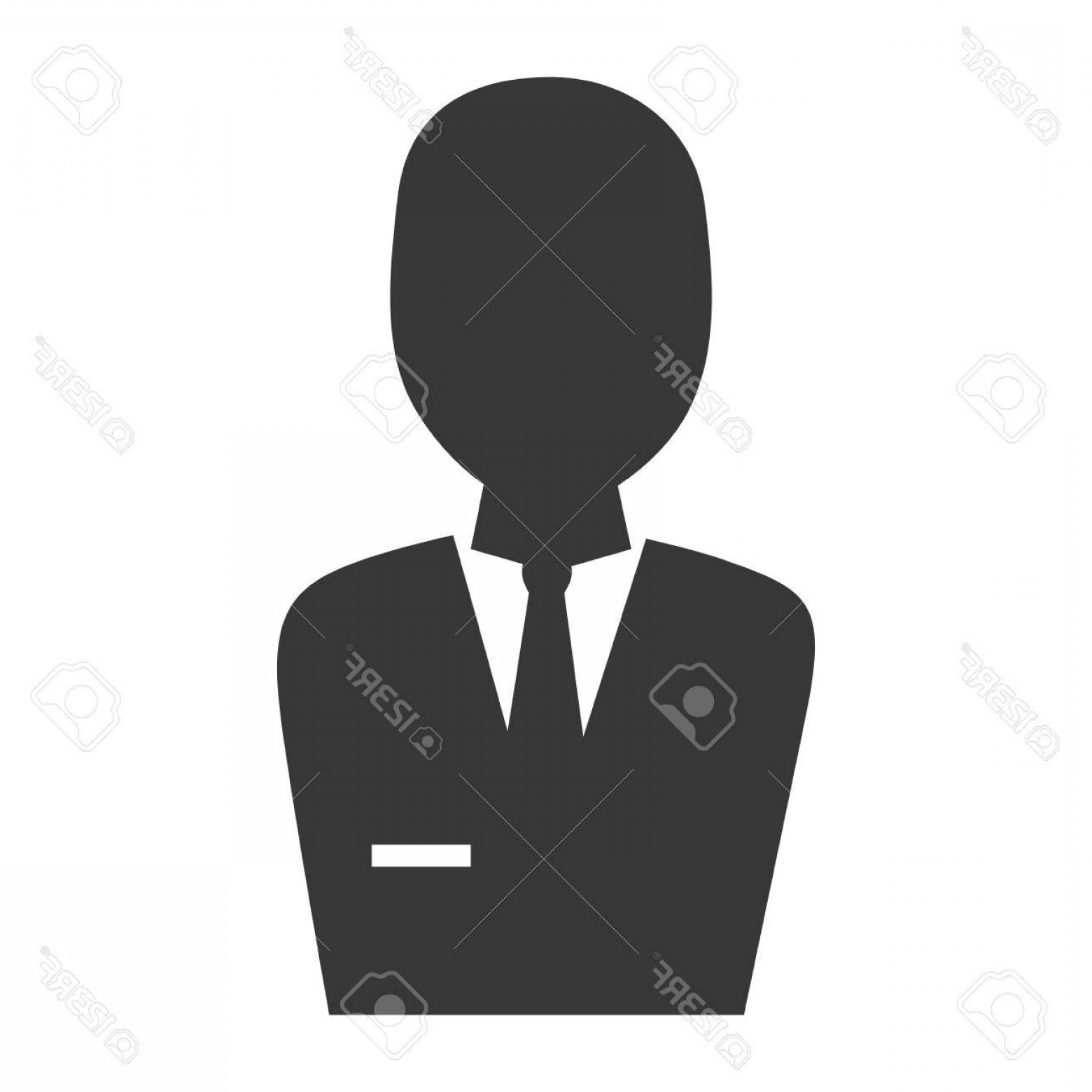 1560x1560 Photostock Vector Executive Business Man Wearing Suit And Tie