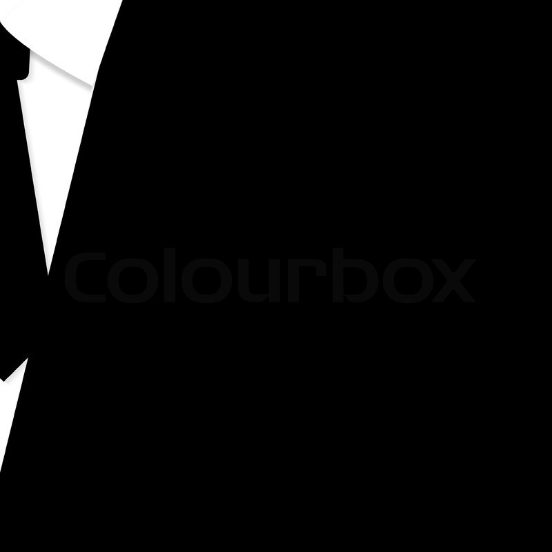 800x800 Business Suit With A Tie Vector Stock Vector Colourbox