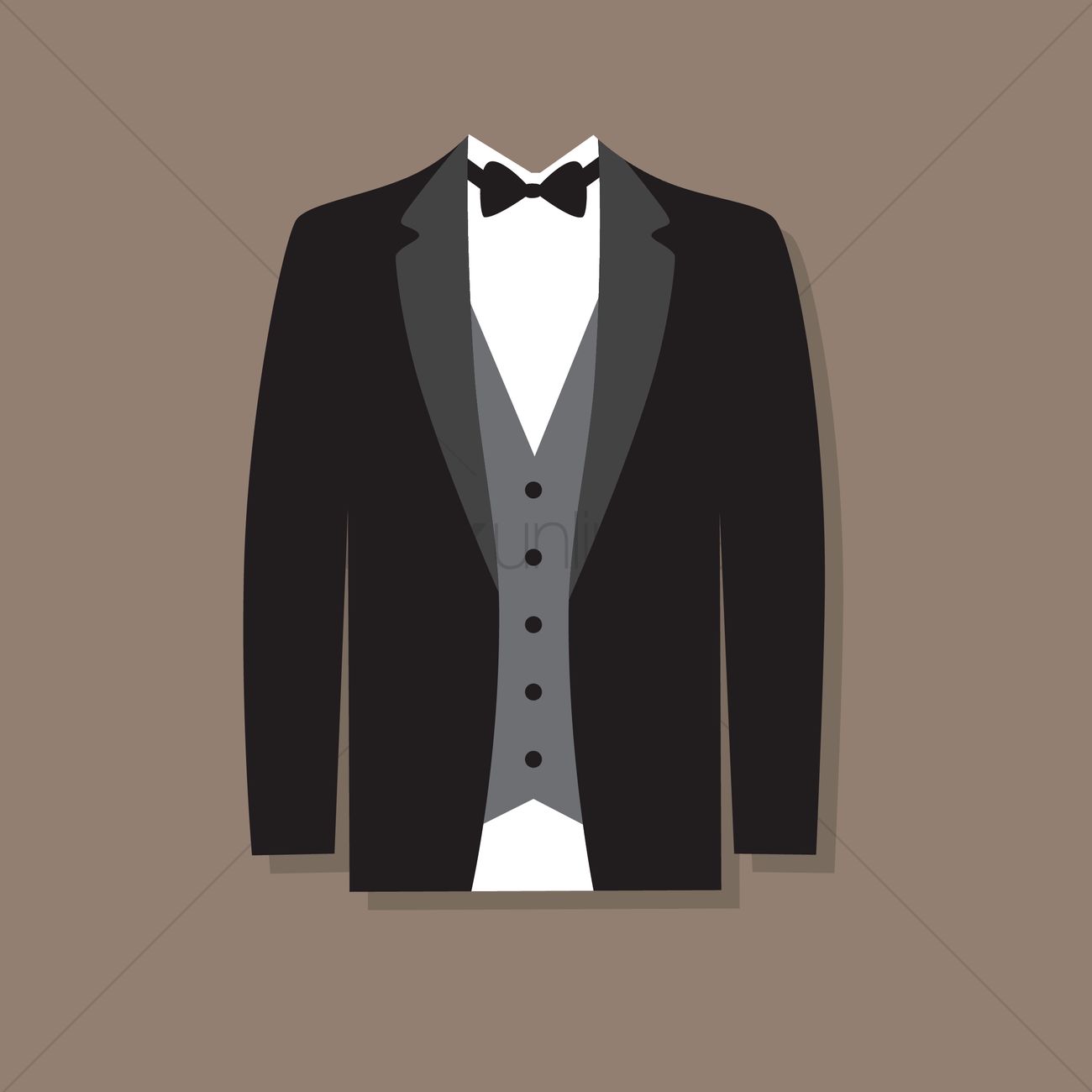 Wedding Suit Vector Image 1300x1300 Wedding Suit Vector Image