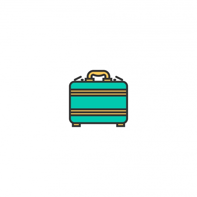 640x640 Suitcase Icon Line Design Business Icon Vector Design, Logo