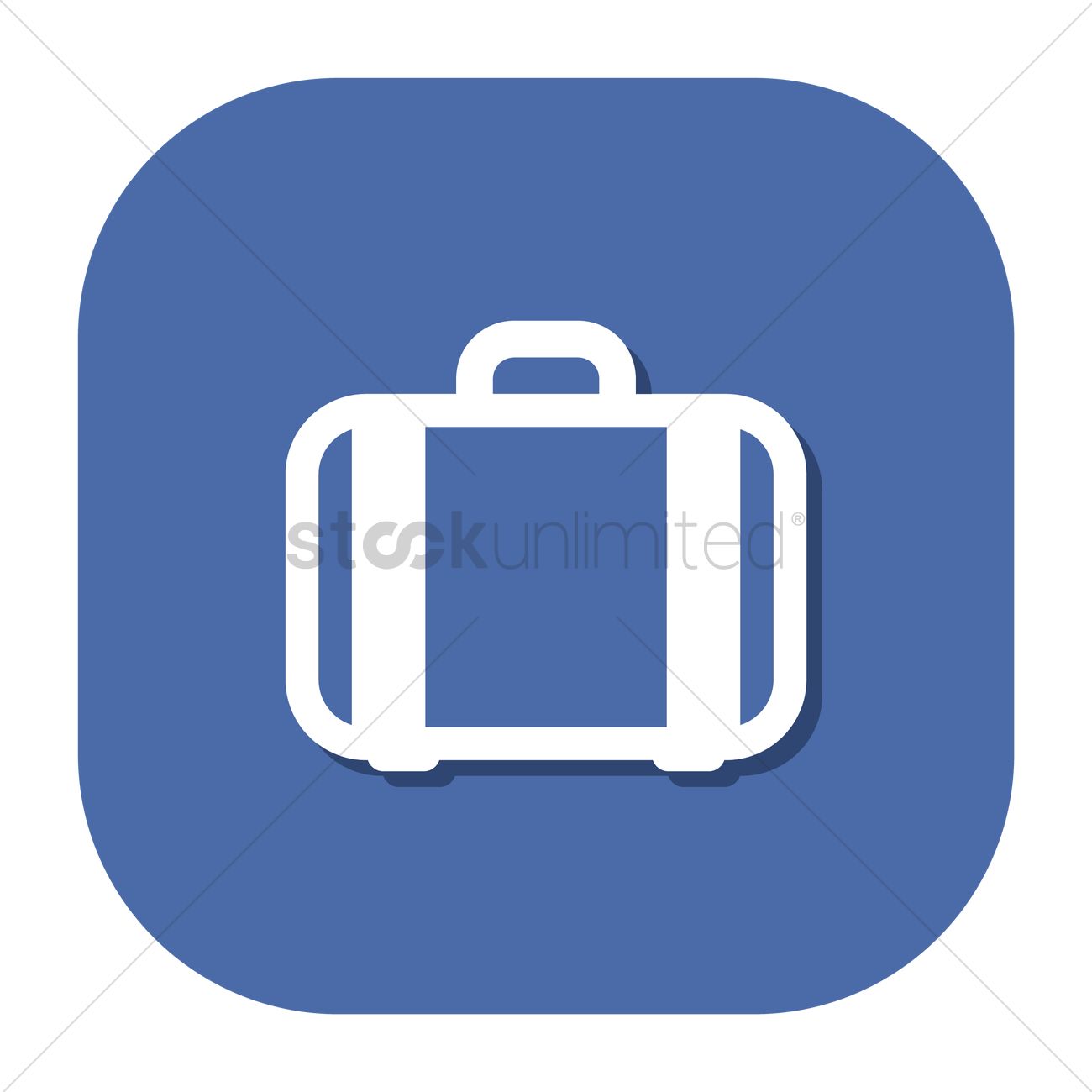 1300x1300 Suitcase Icon Vector Image