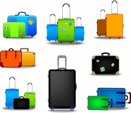 Suitcase Free Vector Download 426x368 Suitcase Free Vector Download