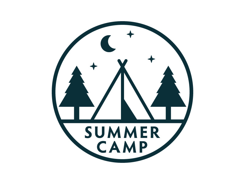 800x600 Summer Camp Badge