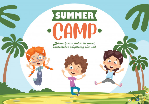 626x438 Kids Summer Camp Vector Premium Download