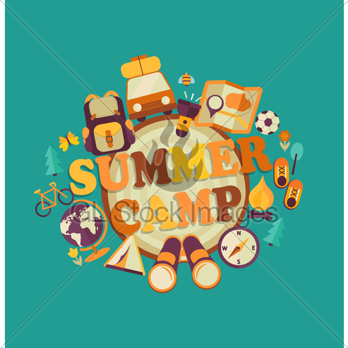 500x500 Summer C Vector Gl Stock Images