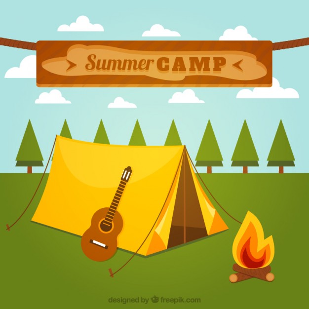 626x626 Summer Camp Vector Free Download