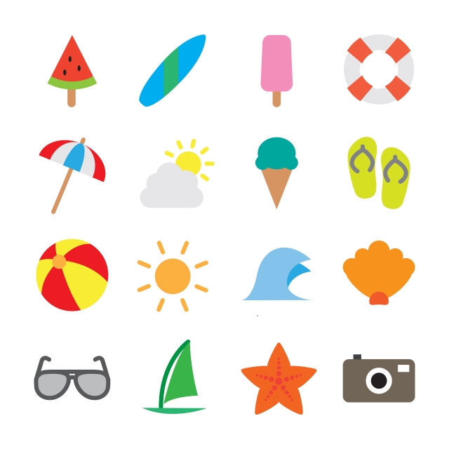 640x640 Summer Related Icon Elements, Summer Icons, Slippers Png