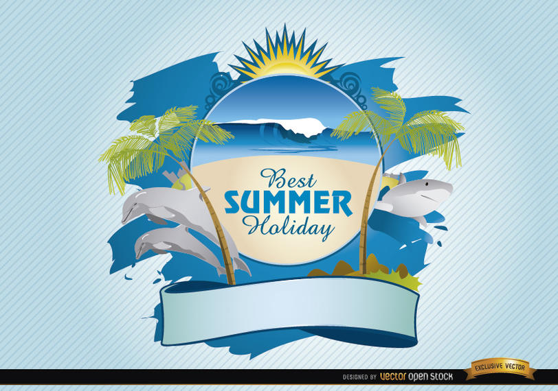 812x570 Summer Beach Logo