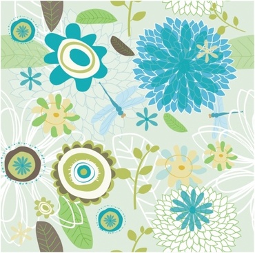 370x368 Spring Summer Pattern Free Vector Download