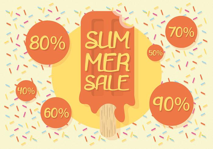 700x490 Summer Sale Vector Background