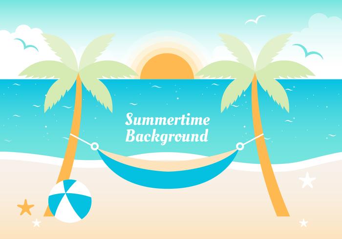 700x490 Free Flat Summer Vector Background