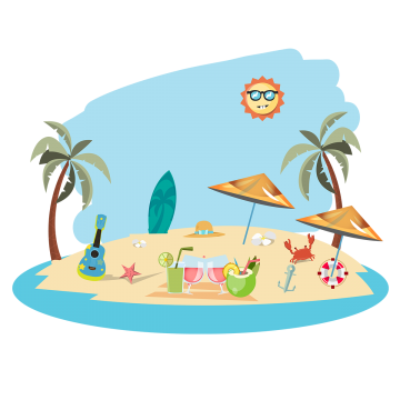 360x360 Summer Vector, Free Download Summer Beach, Summer Party, Summer