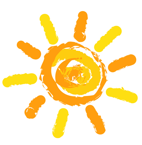 500x511 Elements Of Summer Sun Vector Art Free Download