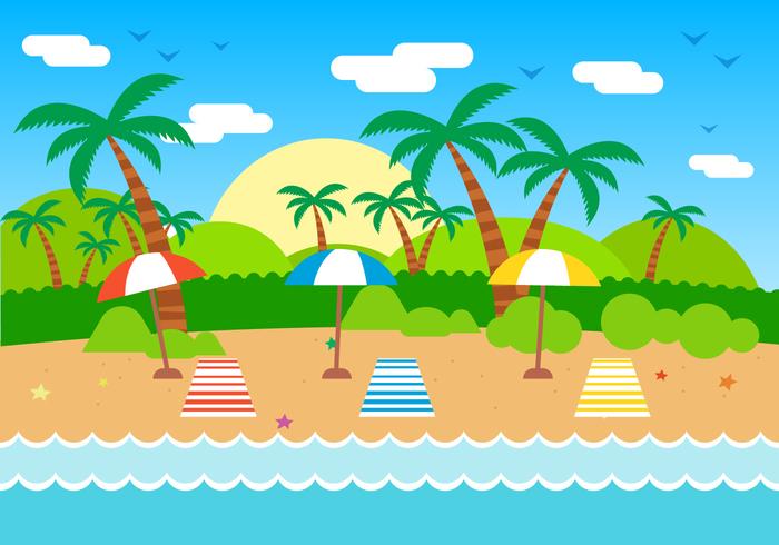 700x490 Free Summer Vector Illustration