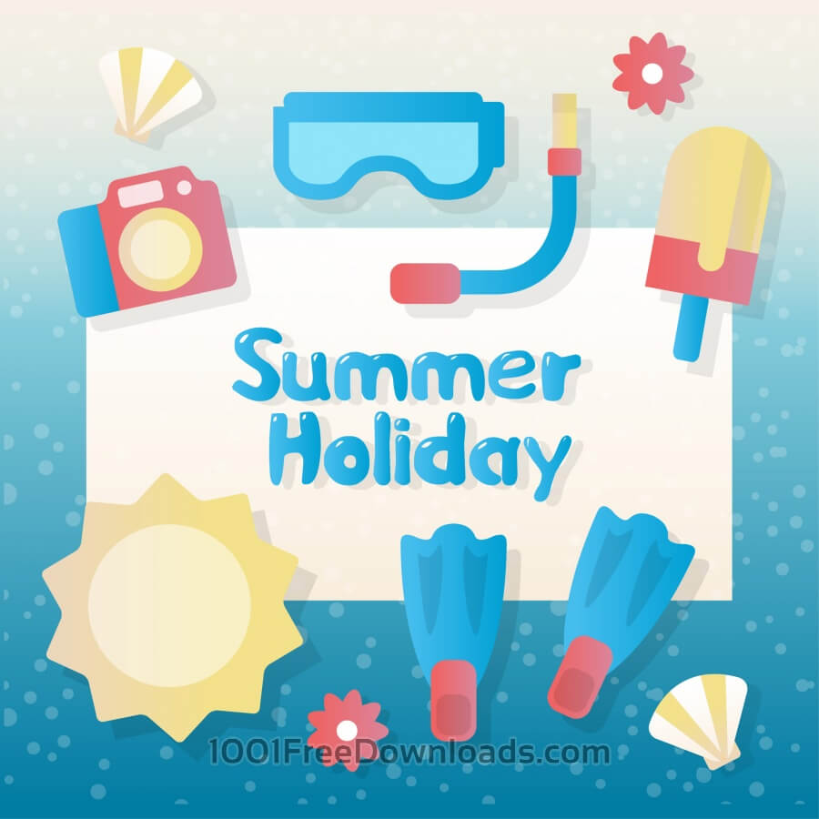 900x900 Free Vectors Summer Vector Elements And Accessories Backgrounds