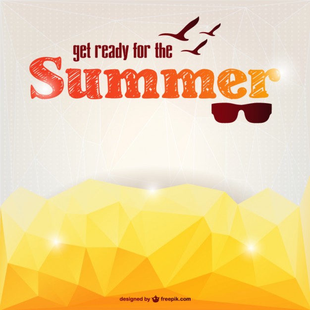 626x626 Summer Abstract Style Free Vector
