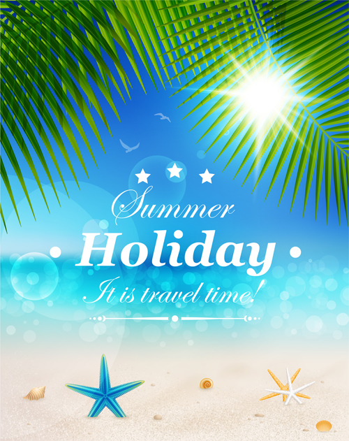 500x631 Summer Holiday Design Elements Vector Set Free Download