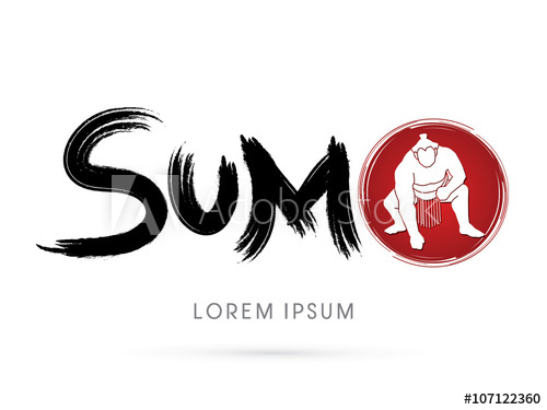 500x375 Sumo Text, Brush, Graphic Vector