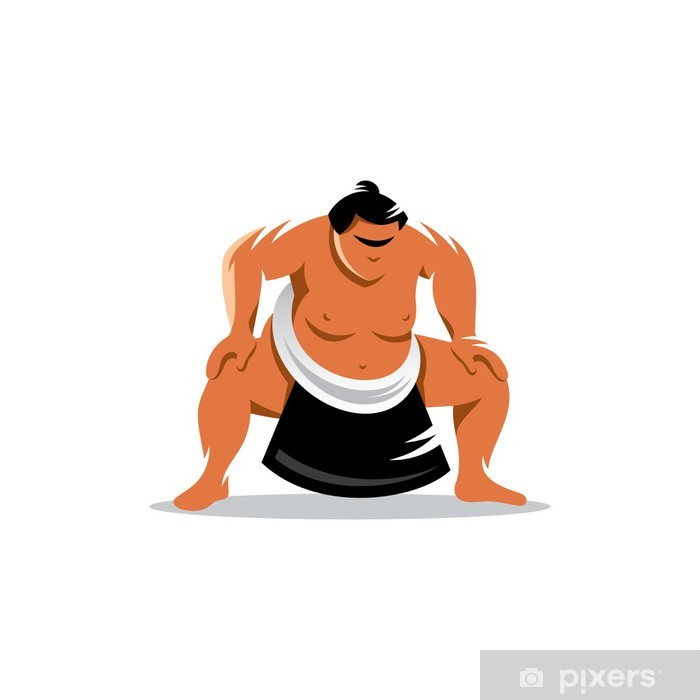 700x700 Sumo Vector Sign Wall Mural