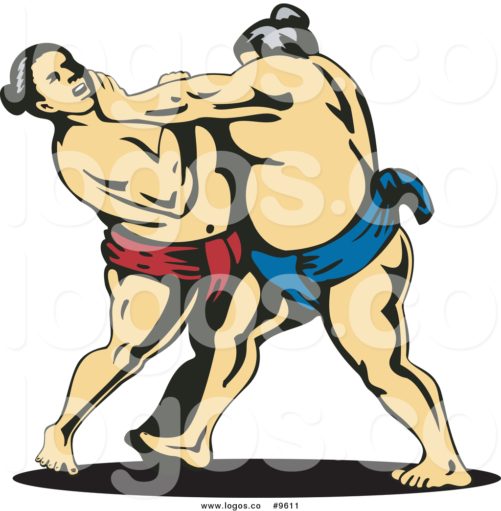 1024x1044 Vector Logo Of A Sumo Wrestling Match