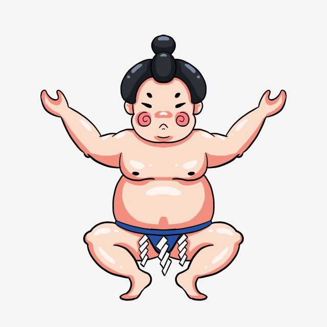 640x640 Cartoon Sumo Picture, Cartoon Sumo Vector Material, Cartoon Sumo