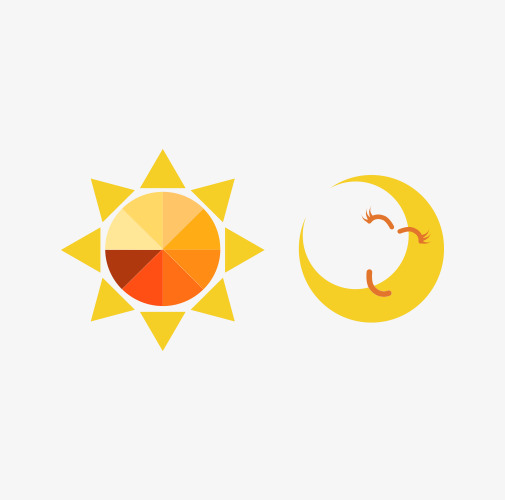 Free Stock Vector Sun And Moon Png, Sun 505x500 Free Stock Vector Sun And Moon Png, Sun