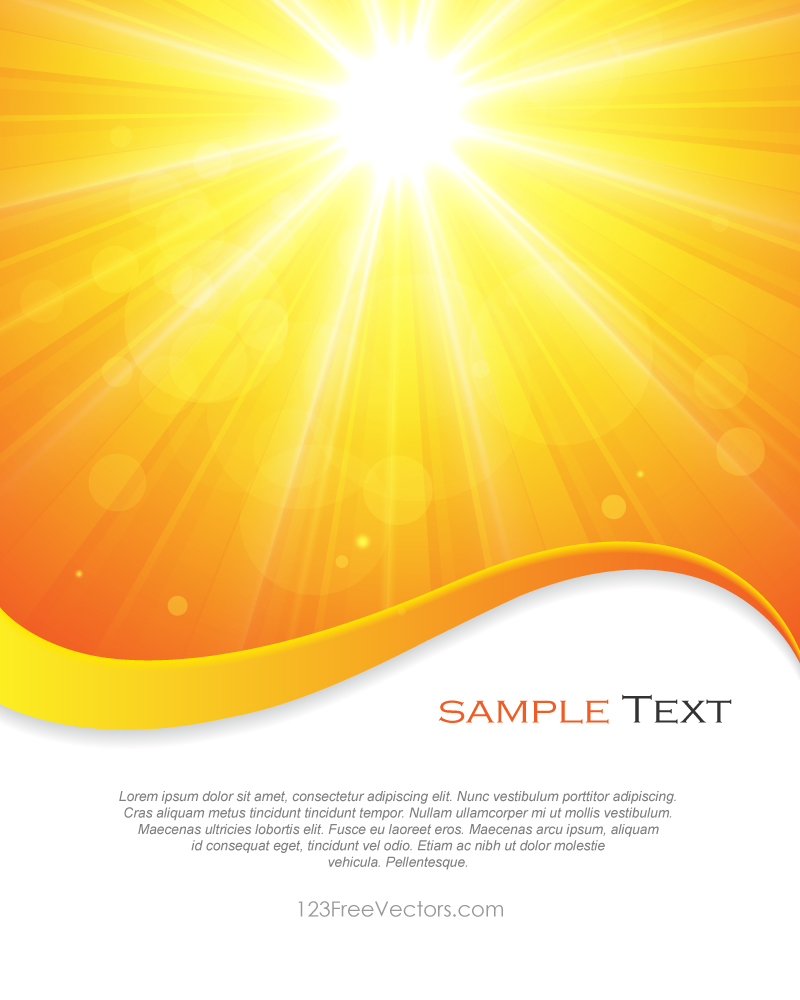 800x1000 Yellow Sun Rays Background Vector